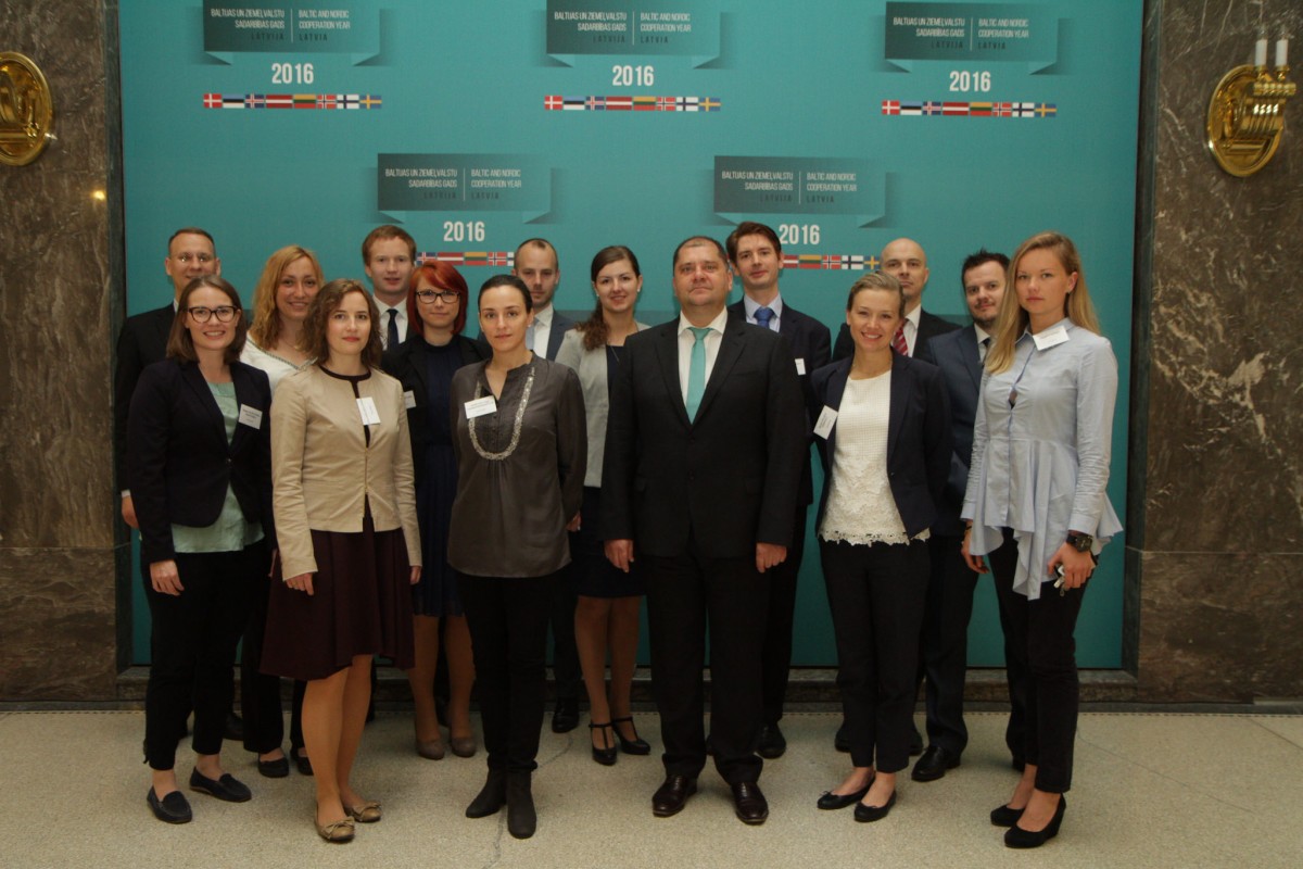 Young diplomats from Baltic and Nordic countries meet in Riga