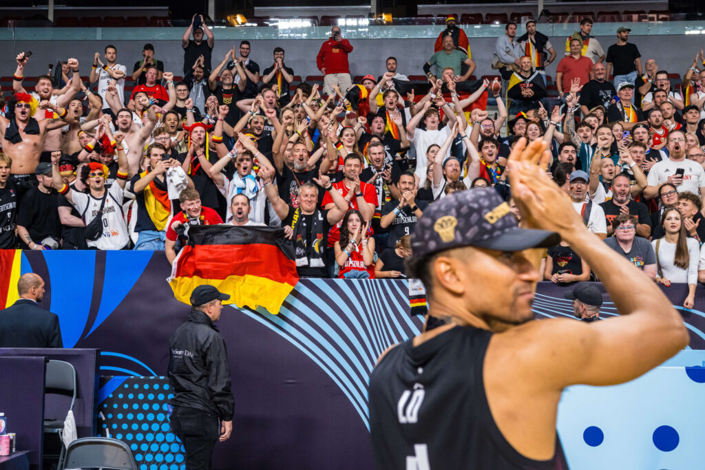 Germany fans at EuroBasket in Riga