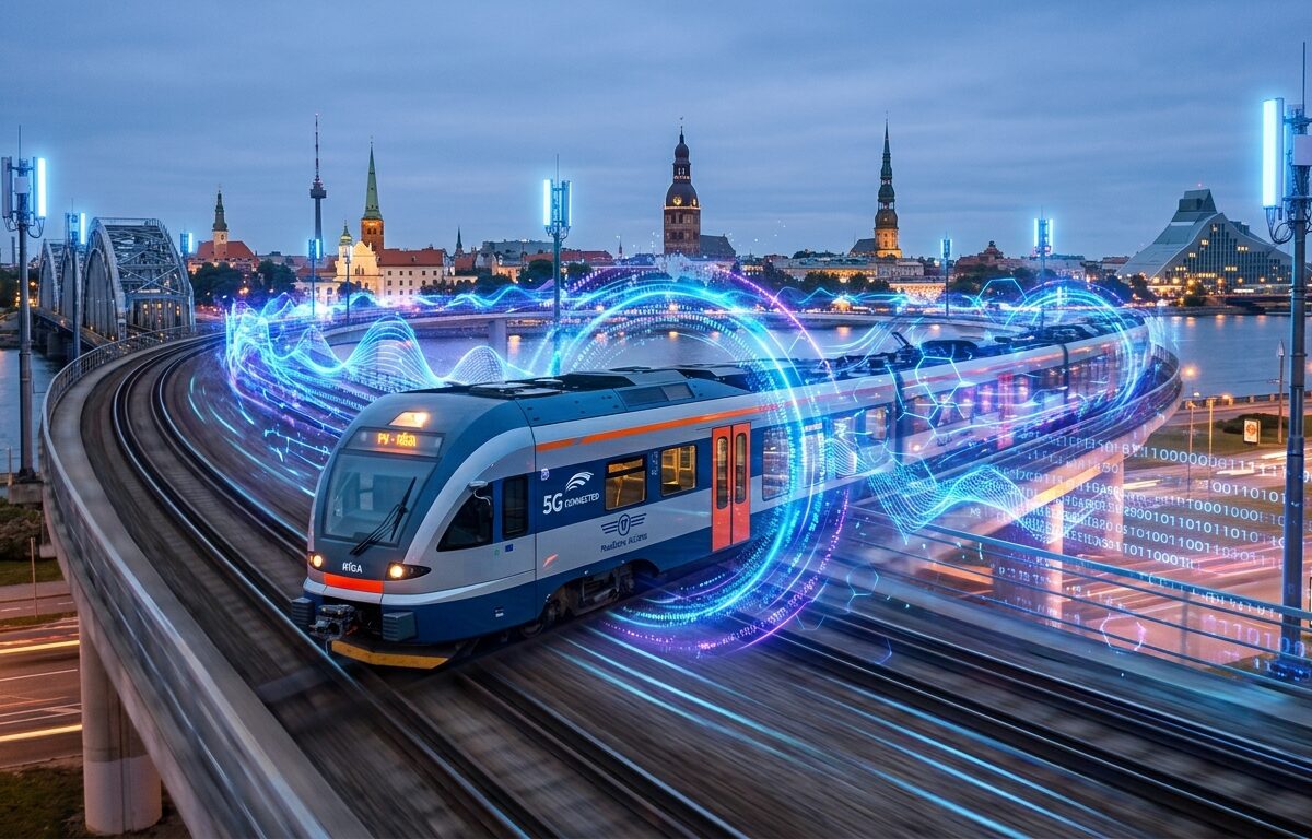Latvia’s Railway Goes Full Cyberpunk: LMT Drops Private 5G on the Tracks